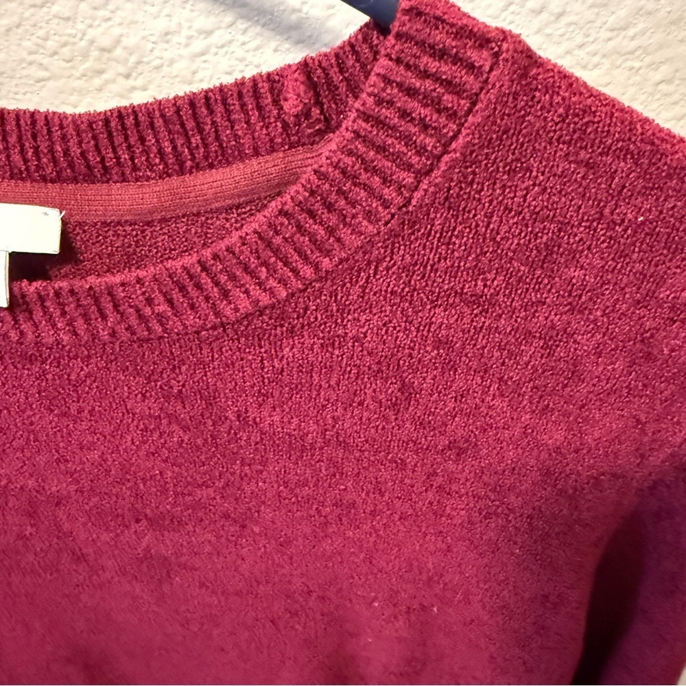 J. Jill Deep Red Pullover Sweater - Picture 3 of 5